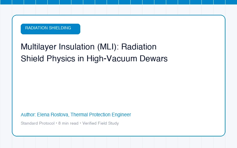 Multilayer Insulation (MLI): Radiation Shield Physics in High-Vacuum Dewars