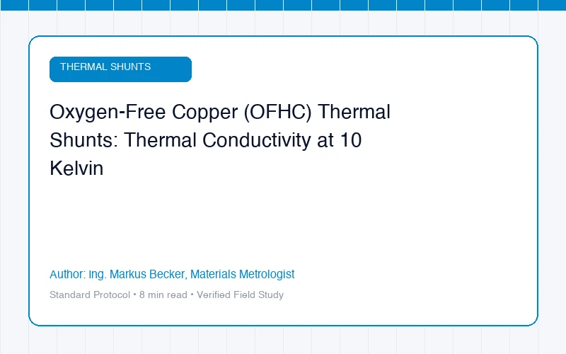 Oxygen-Free Copper (OFHC) Thermal Shunts: Thermal Conductivity at 10 Kelvin